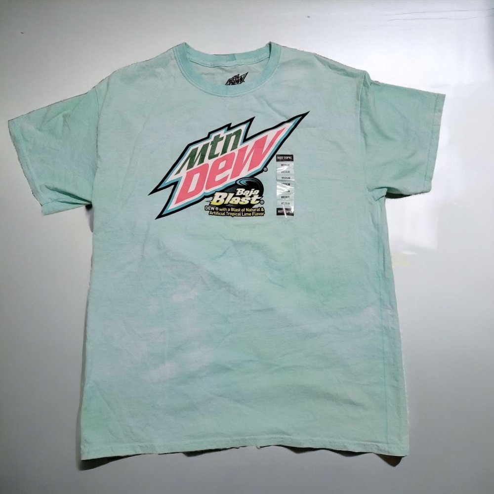Mountain Dew Baja Blast Dye Unisex T-Shirt Size M - Picture 2 of 4